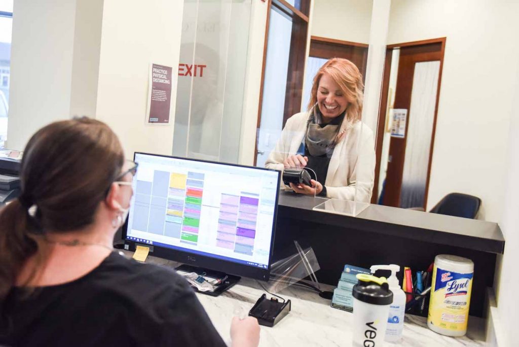 Checking Out | Grace Family Dental | Airdrie Dentist
